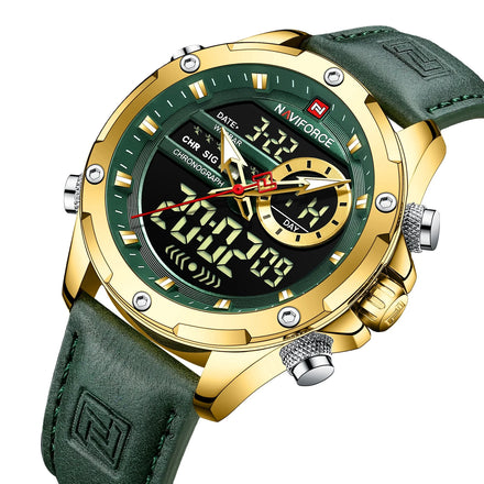 OEM Accept NAVIFORCE 9208 New Men's Quartz Watch Sports Watch Multi Functional Student Watch Waterproof Reloj De Hombre