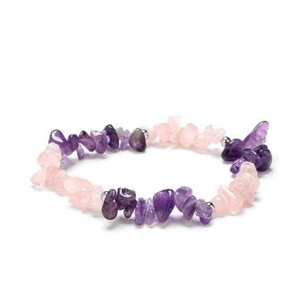 Crushed Stone Bracelet Elastic Women Girls Jewelry Accessories Wristband Colorful Crystal Bracelets