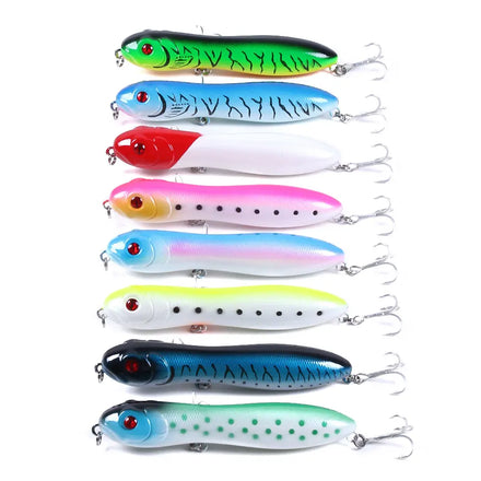 HENGJIA Wholesale 10cm 16g Artificial Hard Plastic Baits Top Water Floating Pencil Fishing Lures
