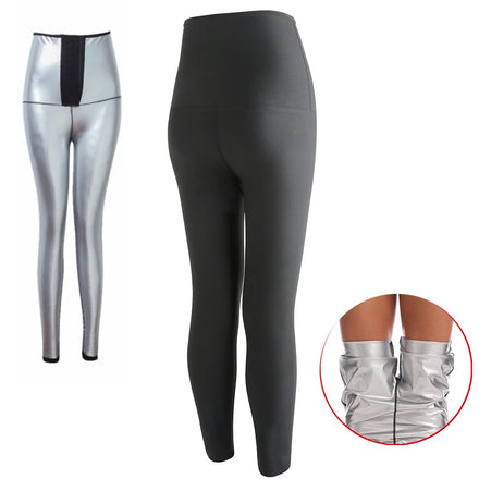 Wholesale Custom Women Body Shaper and Biker Training Women Weight Loss Sweat Waist Trainer Leggings Sauna Pant