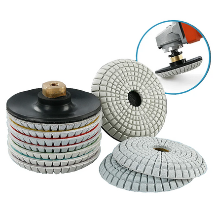 Hot Sale Marble Granite Quartz Concrete Diamond Polishing Pad Buffing Pads OEM Wet Convex Resin High Strength Long Lasting