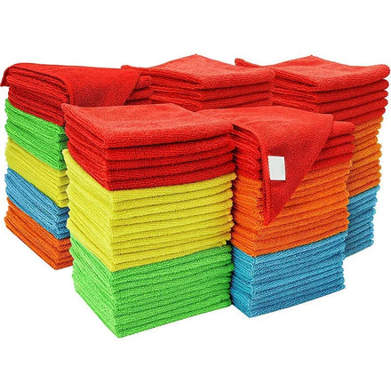 Microfiber Cleaning Supplies Lint-Free and Chemical-Free Microfiber Towels for Home Kitchen Windows Cars Dish Usage