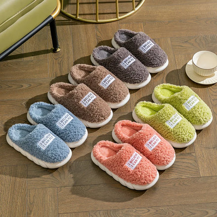 Wholesale Comfortable Unisex Indoor Home for Slippers for Men Women Light Weight Winter Slides Cotton Lining Fabric for Autumn