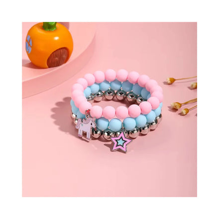 New Hot Sale Sweet and Popular Children's Jewelry Candy Color Beads Bracelet for Children
