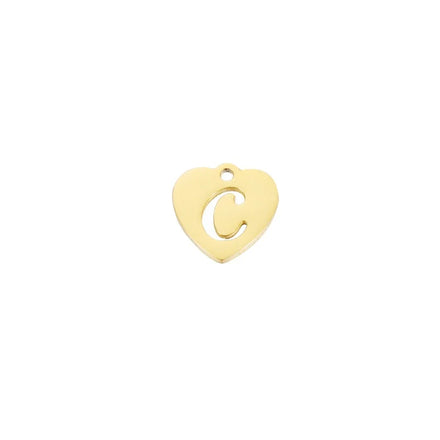 Hot Selling Stainless Steel DIY Jewelry Mirror Polished Alphabet Bead Charm Necklace Bracelet Accessories