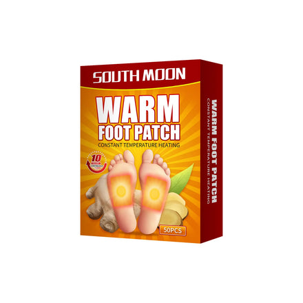 Hot Sale Disposable Warm Foot Patch Safe Natural Odorless Warmers Pad for Foot Self-heating Cold-proof Foot Warmer with Adhesive