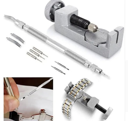 Watch Band Strap Bracelet Link Pin Remover Repair Tool Kit Set Metal Adjustable