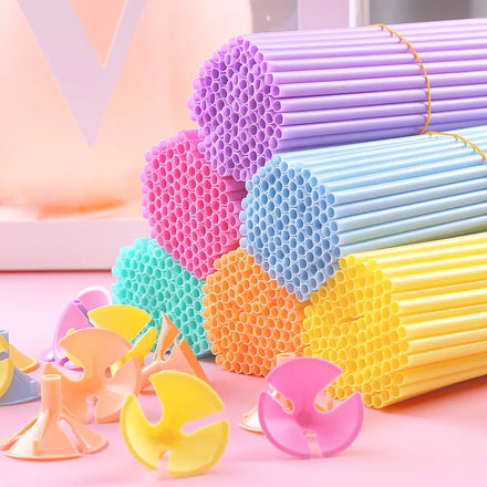 Party Supplies Ballon Accessories Balloon Holder Sticks Plastic Balloon Sticks Latex Balloon Holder
