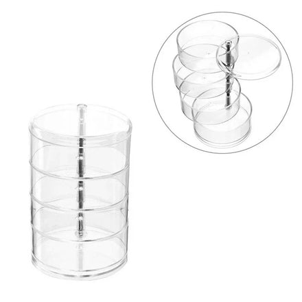 Stackable Storage Hair Accessories Organizer Jewelry Trays Clear Accessories Containers
