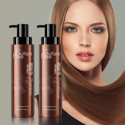 NUSPA Private Label Sulfate Free Morocco Argan Oil Smooth Hair Shampoo and Conditioner