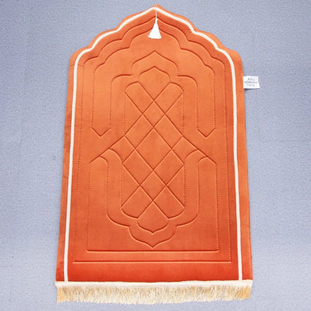High Quality Islamic Prayer Mat-Polyester Washable Anti-slip Cushioned Square Machine Made Custom Packing Stain Resistant Muslim
