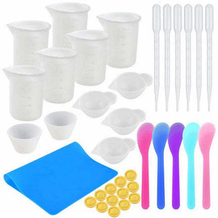 Multi-Function DIY Bracelet & Pendant Jewelry Set New Crystal Glue Drop Tool Drill Bit Combination Silicone Mold for Cake Tools