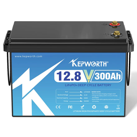 Tax Free EU Stock Kepworth Lifepo4 Lithium Ion Batteries 12V/12.8v 200Ah 50Ah 100Ah 120Ah 135Ah 180Ah 300AH Solar Battery Pack