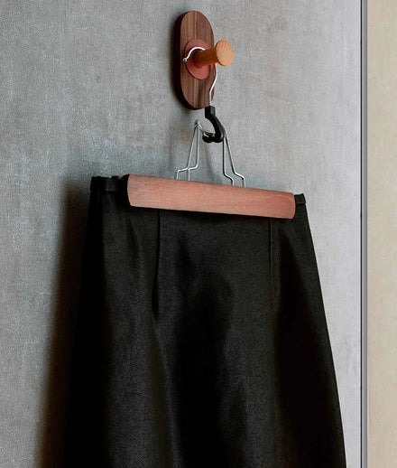 Multifunctional Use Manufacturer Wooden Trouser Clamp Hanger Skirt Hair Extension Hangers