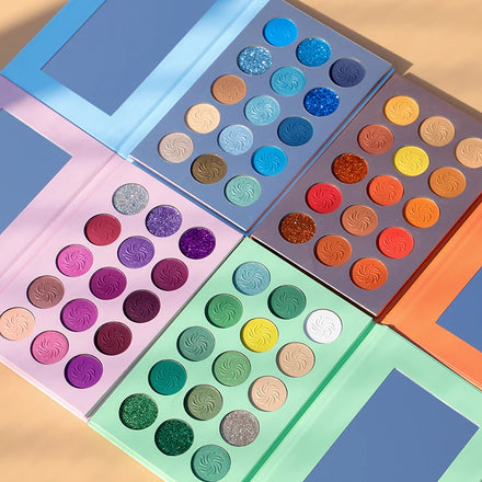 Vegan Maquillaje Custom Eyeshadow Book Palette Private Label Duochrome Eyeshadow Palette