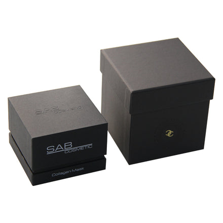 Luxury Packaging Printed Black square Small Business Empty Holiday Gift Candle Jar Boxes with Insert