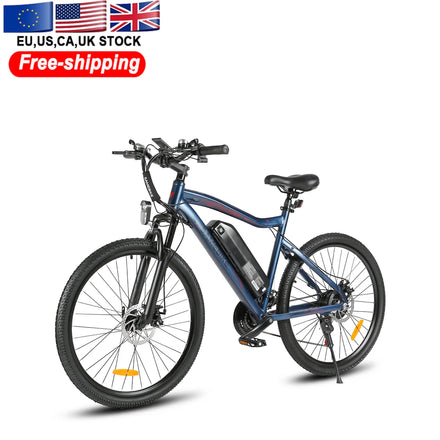 Poland Warehouse SY26-II Powerful 36V13Ah Lithium-ion Battery Spoke Rim Carbon Steel Frame Electric Mountain Ebike