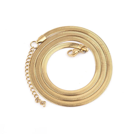 Fashion Hip Hop Stainless Steel Blade Necklace with Geometric Design Link Chain Trendy Children's Jewelry