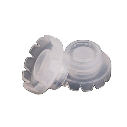 Wholesale 100Pcs Volume Glue Cups White Lash Adhesive Glue Ring Lash Glue Pallet Plastic Glue Cup Disposable Glue Cups