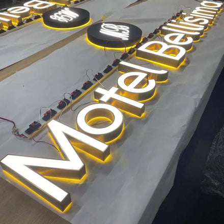 Letters Outdoor for Businesses Signs Makers Company Storefront Commercial Building Signage Led Custom Sign