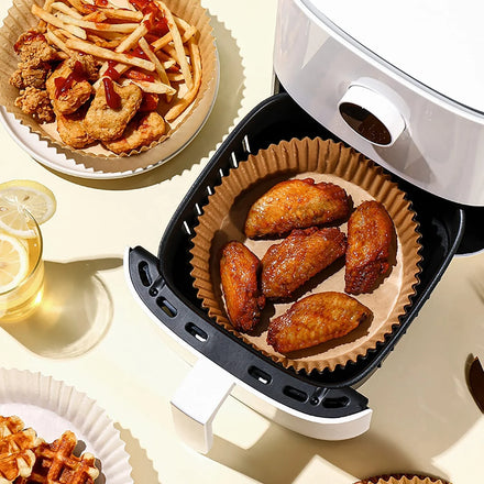 Wholesale NEITAL Square High Temperature Resistant Grease Proof Disposable Food Paper Air Fryer Liners Custom Size Color Options