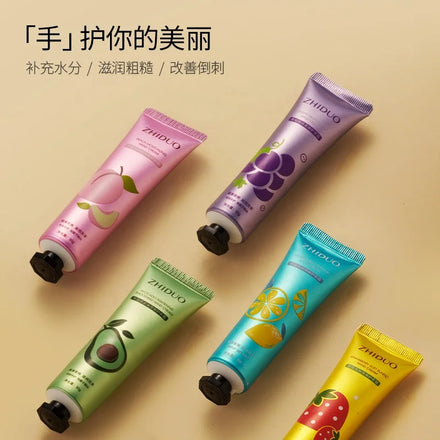 OEM ZHIDUO Smoothing Fruit Extract Fragrance Hand Massage Lotion Repair Anti Cracking Nourishing Hand Cream