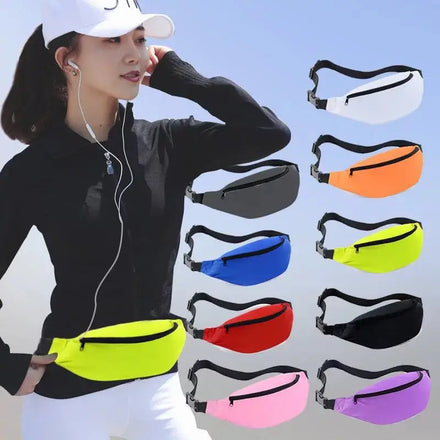 2025 Wholesale New Arrival Trendy Custom Adjustable Workout Fanny Waist Pack Running Belt Bag Waterproof
