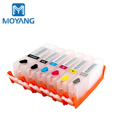 MoYang Refillable Ink Cartridge Compatible for CANON PGI-270 PIXMA MG6820 MG6821 MG6822 MG7720 Printer Refill with ARC Chip