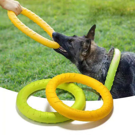 Interactive Flying Disk Ring Dog Toy Anti-Bite Aggressive Chewing Hundespielzeug Jouet Pour Chien Made of EVA Material
