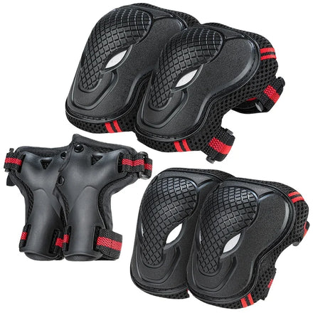 Skateboard Ice Roller Skating Elbow Knee Pads Palm Safety Guard Cycling Riding Protector Protective Gear for Kids Adults