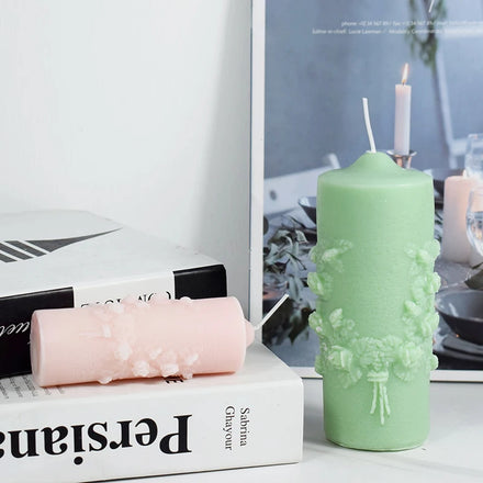 Hot Selling Food Grade Eco-Friendly Silicone Bee & Honeycomb Candle Mold with Custom Logo for DIY Handmade Home Art Decoration