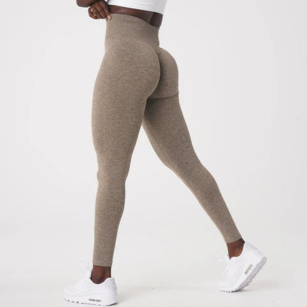 New Style High Waisted Yoga Leggings Custom logo Women Scrunch Butt Seamless Leggings