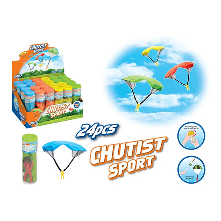 Wholesale Hand Throwing Paragliders Toy Set with Soldier Figure Outdoor Game Set for Kids Training Action Skills Party Favors