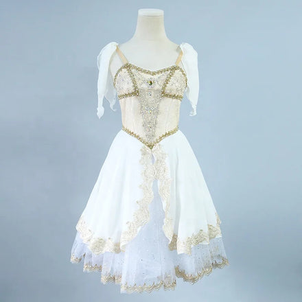 R0141 Golden Classical Ballet Tutu Variation From the Awakening of Flora