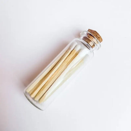 Safety Long Bottle Festival Gift Factory Matches in Glass Jar Box Custom Sticks With logo for Candle Matches