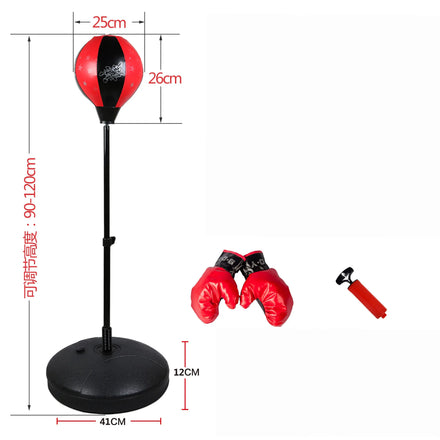 Children Boxing Set Punching Bag Kids Punching Kit with Stand Training Toy Set