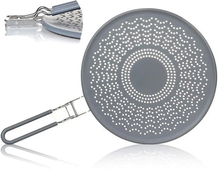 Kitchen Sink Basket Strainer Silicone Mesh with Stainless Steel Handle Eco-Friendly Kitchen Use