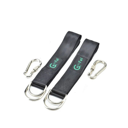 Durable Adjustable Polyester Hammock Straps 5x107cm Tree Swing Straps Hanging Kit for Any Swing or Hammock