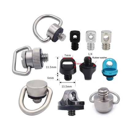 Adapter Knobs Screw 1/4 Camera Screw Tripod Removal Thumbscrews Knobs Screw for Camera