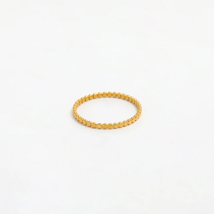 Fenny 18K Gold Plated High End Tarnish Free Fashion Simple Oblate Ring Ready to Ship Stainless Steel Wholesale Jewelry