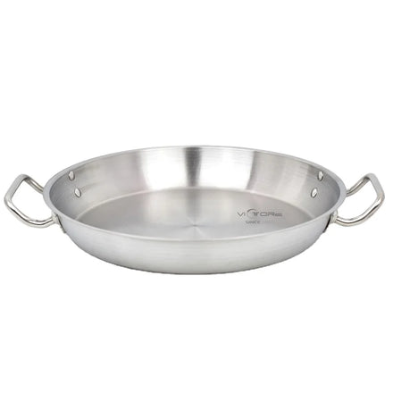 14-inch Nonstick Frying Pan Skillet With Ultra Durable Aluminum Handle Stainless Steel Paella Seafood