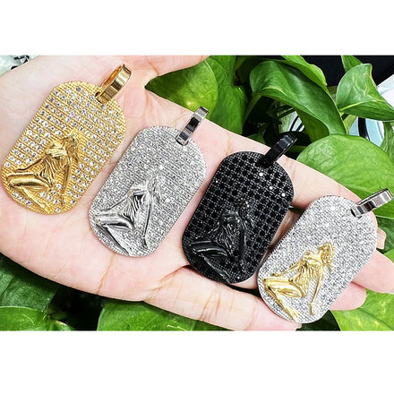 BMZ New Top 316L Stainless Steel Christmas Jewelry Wholesale Forever Love Pendant Gifts for Soul Partner
