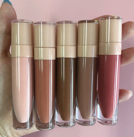 Hot Sale Long-lasting Glossy Moisturizing Herbal Mineral Vanilla Flavor Waterproof Sunscreen Lip Gloss with Private Label