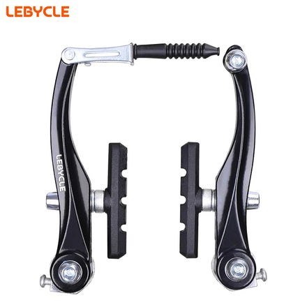 LEBYCLE Bicycle V-Brake Caliper with V-Brake Shoes for Aluminum Alloy Rim Durable Bike Line Pull V Brake Parts