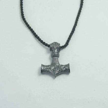 Man Viking Norse Thor'S Hammer Mjolnir Necklace Scandinavian Jewelry Necklace