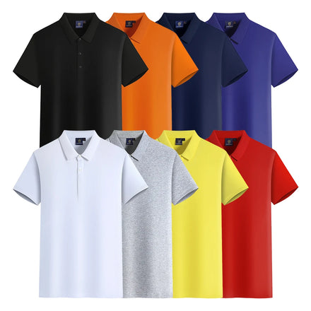 AI-MICH Promotional Premium Work Polo Shirts Blank Custom Logo Printed Branded Plain Design Knitted Jersey Unisex Polo Shirts