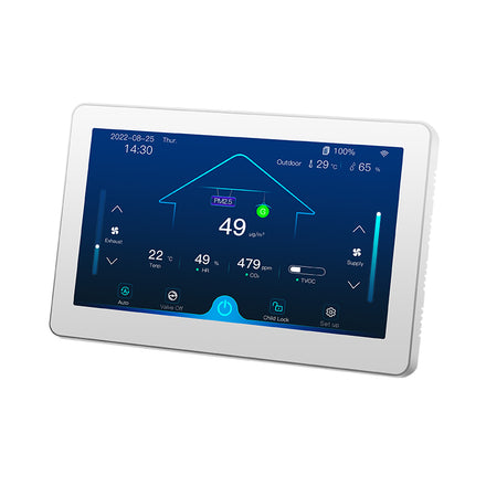 HRV ERV MVHR Electricity System Switch Controller Smart Home Tuya WIFI Controller air Quality Sensors Fan Controller