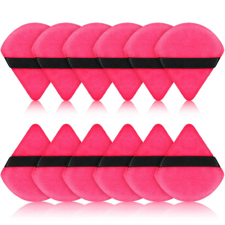 Custom Logo Private Label Cosmetic Puff Soft Triangle Makeup Powder Puff Loose Powder Body Contouring Beauty Makeup Puff