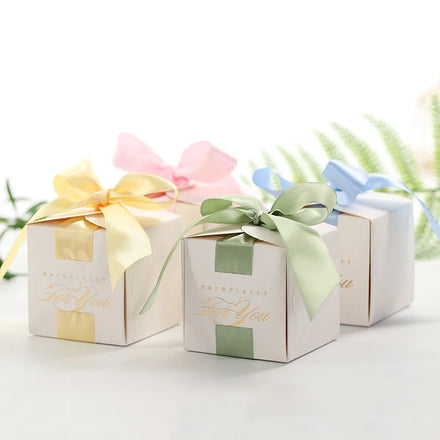 CSMD Chinese Manufacturers Wholesale Folders Yiwu Suppliers Wedding Favors Empty Paper Candy Packaging Boxes for Door Gift