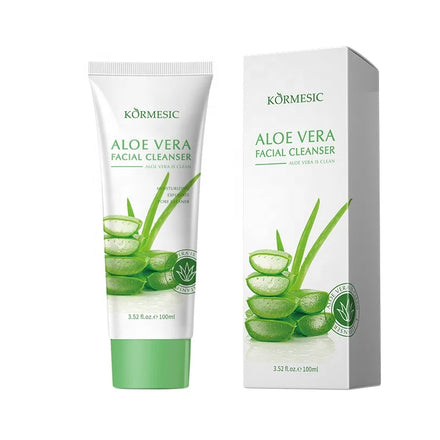 KOEMESIC Private Label Nautral Vegan Whitening Foaming Cleanser Gently Nourishing Anti Acne Aloe Vera Facial Cleanser